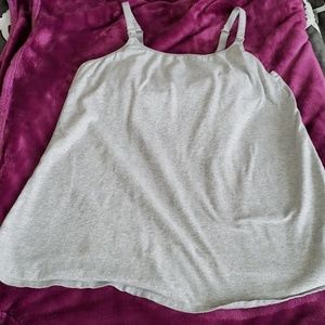 Sz XL Gilligan &O'Malley gray nursing tank